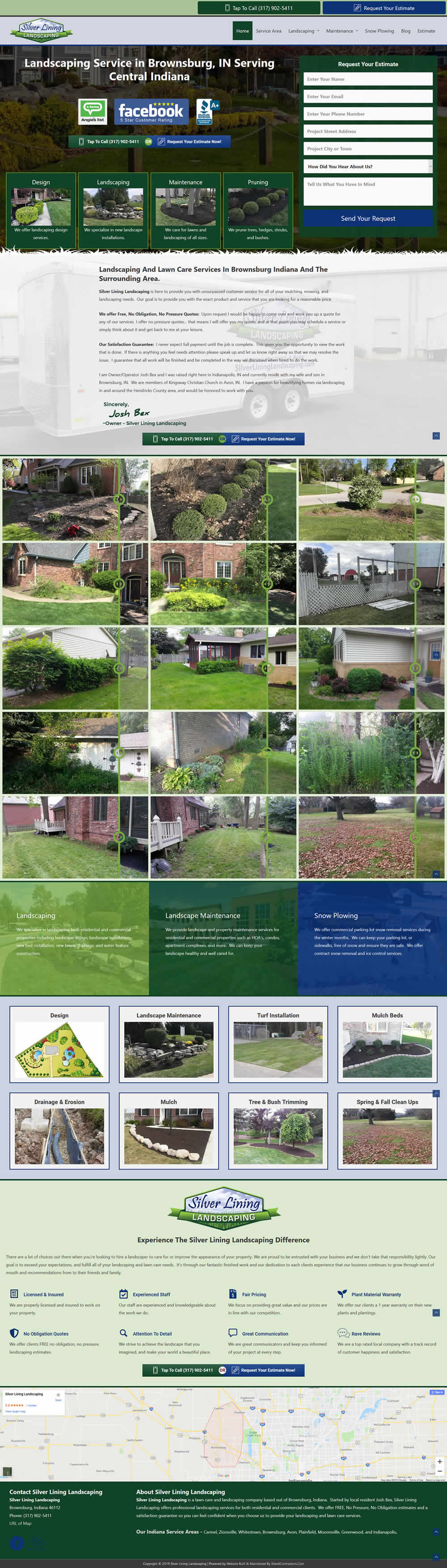 Landscaping Contractor Website